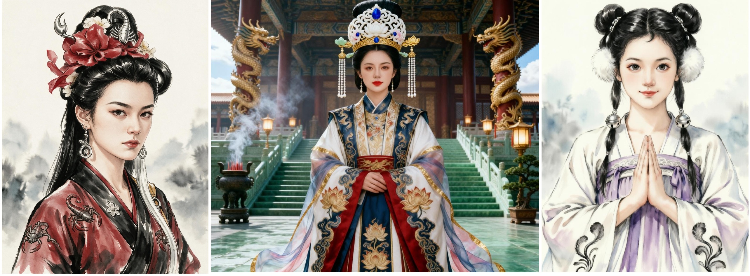 三女主角